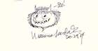 Maurice Sendak Signed Autographed Sketched Wild Things Are 3x8 Beckett BAS