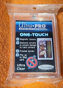 5 ULTRA PRO ONE - TOUCH UP TO 35 PT ULTRA CLEAR MAGNETIC CLOSURE CARD HOLDER NIP