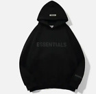 Essentials hoodie/sweatshirt unisex men and woman black/white XS-2XL