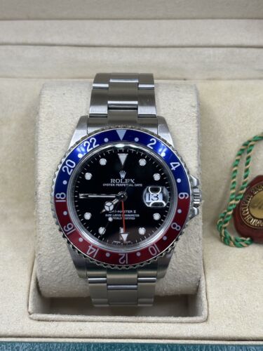 Rolex | 2004-2005 | GMT-Master II | Reference #16710 | Pepsi | No Holes Case |