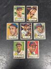1952 Topps St. Louis Cardinals 7X LOT Low To Mid Grade - Slaughter Westlake &&