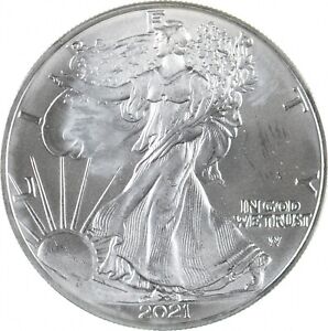 Better Date 2021 American Silver Eagle 1 Troy Oz .999 Fine Silver *875