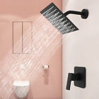 New ListingShower Faucet Set Black Bathroom Rain Shower System Shower Trim Kit with Valve