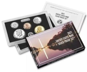2021-S 7-Coin Silver Proof Set (21RH) Guaranteed Authentic! IN STOCK. lot t1545