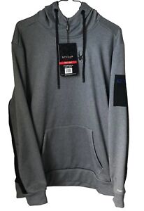 Men's SPYDER ProWeb Active Sweatshirt  Hoodie Gray Size Large NWT