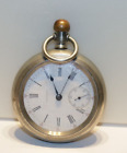 1902 Waltham Silveroid Pocket Watch 18s 15j gr 820 Ticks*