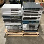 Assorted Lot of 78 Cisco Switches Meraki 3650 3850 48 Port 24 Port Used TESTED