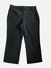 Sag Harbor Black Pants Size 14PS Stretch Cropped Women's