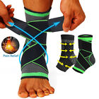 Ankle Brace Support Compression Sleeve Foot Tendon Plantar Fasciitis Pain Relief