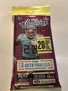 2021 Panini Absolute Football Fat  Pack 20 Cards Sealed 💥 Kaboom 💥