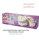 Little Debbie Birthday Cake Creme Pies, 12.5oz Carton, 8 Count