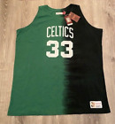 New Larry Bird Boston Celtics Mitchell and Ness Tie-Dye Distressed Jersey! 4XLB!