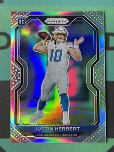 2020 Justin Herbert Panini Prizm Silver #325 Rookie Chargers
