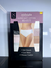 8-Pack Midnight Carole Hochman Super Soft Cotton Hi-Cut Panties Small