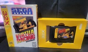 New ListingVirtua Racing Deluxe Sega 32X 1994 Game Box Missing Manual