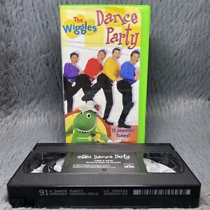 Wiggles, The: Wiggles Dance Party VHS 2000 Hard Clamshell Case Classic Cartoon