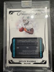 Jaylen Waddle 2021 Flawless Laundry Tag 1/3