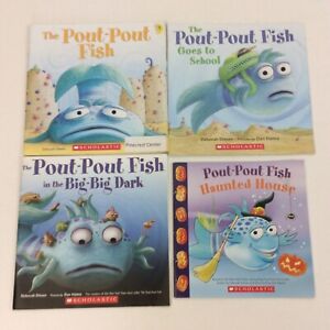 Pout Pout Fish Preschool Kindergarten 1st Grade 4 Picture Book Lot