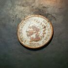 1869 Key Indian Head Penny, Nice Condition