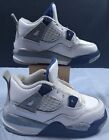 Nike Air Jordan 4 Retro Toddler Sz 7C White Athletic Shoes No InSoles BQ7670-140