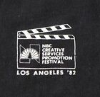 Vtg 80s Hanes NBC Promo Festival T-Shirt  Creative Services Los Angeles 82 L US