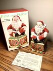 Fitz and Floyd Christmas Salt & Pepper Shakers Santa Claus Ho Ho Ho 2003