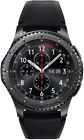 Samsung Gear S3 Frontier 46 mm Steel Case with Black Silicone Band Smart Watch