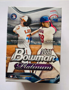 New Listing2021 BOWMAN PLATINUM Baseball 8 pack BLASTER BOX Factory Sealed Retail 28 cards