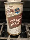 Schlitz pop top zip top lid pull tab beer 🍻 can 1960 Empty can