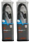 2 Pack Ventev 3 Foot ChargeSync Micro-USB Wire Data Cable Universal Tablets Grey
