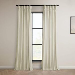 Traditional plush velvet curtains 96 inches long