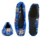 Katy Perry Women's The Evie Ballet Flat Sandals BLUE Sz 9 NWOB 8.5