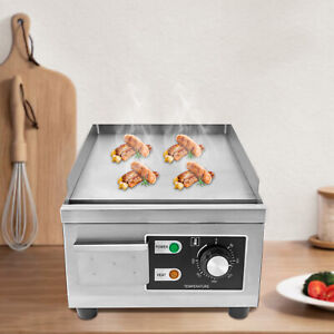 New ListingElectric Griddle Flat Top Grill 1300W 15.75
