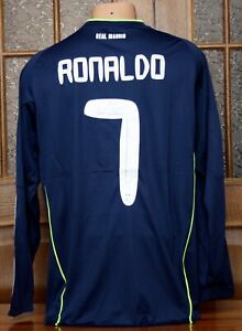 Real Madrid 2010-2011 UEFA Champions League long sleeve away jersey