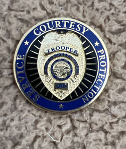State Of Kansas Highway Patrol Trooper Challenge Coin Medal New Symbol Arts