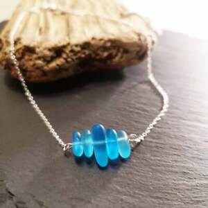 Sea Glass Necklace, Beach Glass Necklace, Sea Glass Jewellery, Sea Glass Gift
