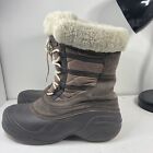 Columbia Womens Sierra Summette 2 Boots Brown Size 10 Suede Insulated Waterproof