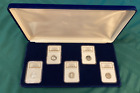2000-S NGC PROOF-69 ULTRA CAMEO 90% SILVER STATE QUARTERS ALL 5 IN CUSTOM CASE
