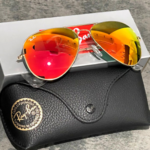 Ray-Ban RB3026 Large 62mm L2846 62-14/3N Aviator Rose Gold Gradient Sunglasses