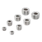 Chrome Pipe Plug Fitting For Intake Manifold &Cylinder 6352G 1/8,1/4,3/8,1/2 NPT