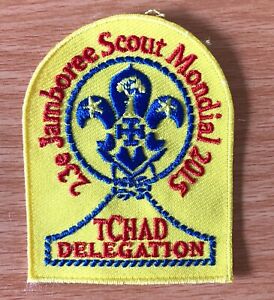 2015 23rd World Scout Jamboree TCHAD Contingent badge