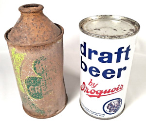 Vintage Cone Top and Flat top Beer Cans. Lot # 7.