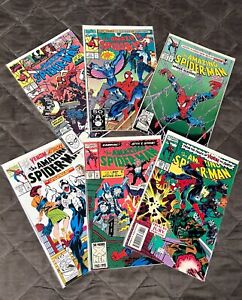 6 Marvel Comics Amazing Spider-Man #331, 353, 373, 374, 376, 383 Venom Punisher