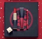 Estee Lauder 3-Pc.Siren Ruby  Lipstick Gift  Set  2 FULL SIZE lipstick NIB
