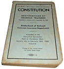 MAY 1960 BROTHERHOOD OF RAILROAD TRAINMEN CONSTITUTION