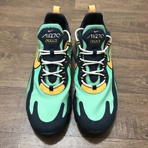 Nike Air Max 720 React Electro Green Size 10 Men's Running Shoes Preowned