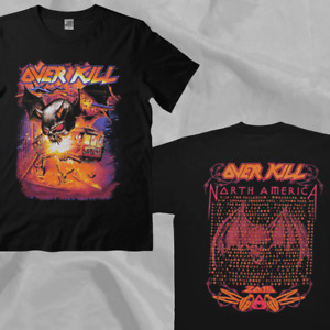 Overkill Thrash Metal Band 2015 Tour San Francisco Double Sided T-Shirt