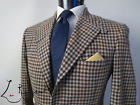 Etro Milano Italy three button hacking neck strap side vented sport coat 40 L