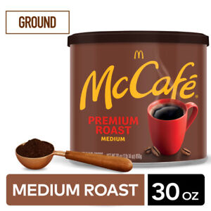 McCafe Premium Roast, Ground Coffee, Medium Roast, 30oz. Canned