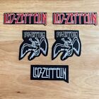 [Lot of 5] LED ZEPPELIN Embroidered Sew-On Vintage Rock 'n' Roll Music Patches